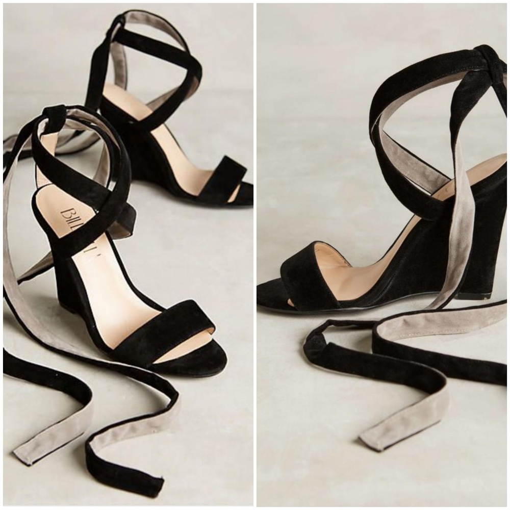 Anthropologie Billy Ella Parry Wedges.